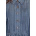 Pintuck Kurti- Denim Blue Pintuck Kurti- Denim Blue
